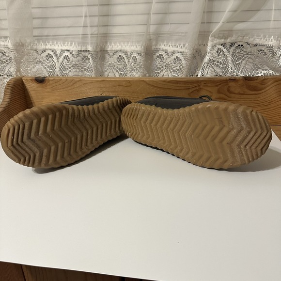 JBU Jambu Nala Womens Size 7M Olive Green Duck Rain Boots Faux Fur Lined Lace Up - Picture 6 of 8